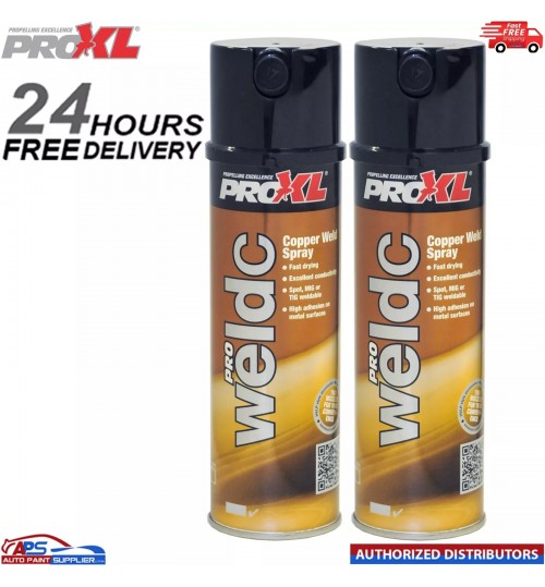 2X PRO XL PROWELDC COPPER WELD THROUGH PRIMER AEROSOL 500ML - PROXL
